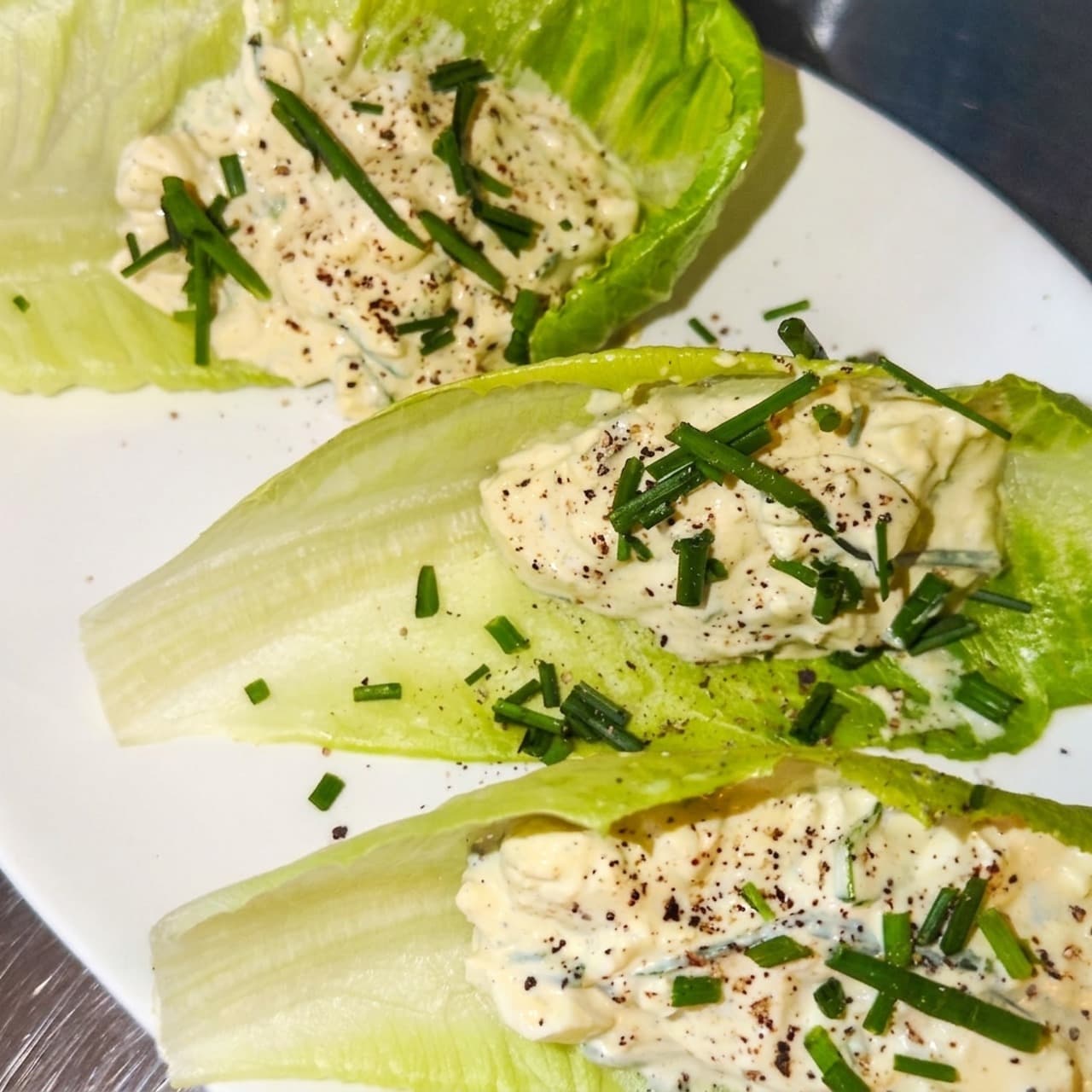 Egg Salad Lettuce Wraps
