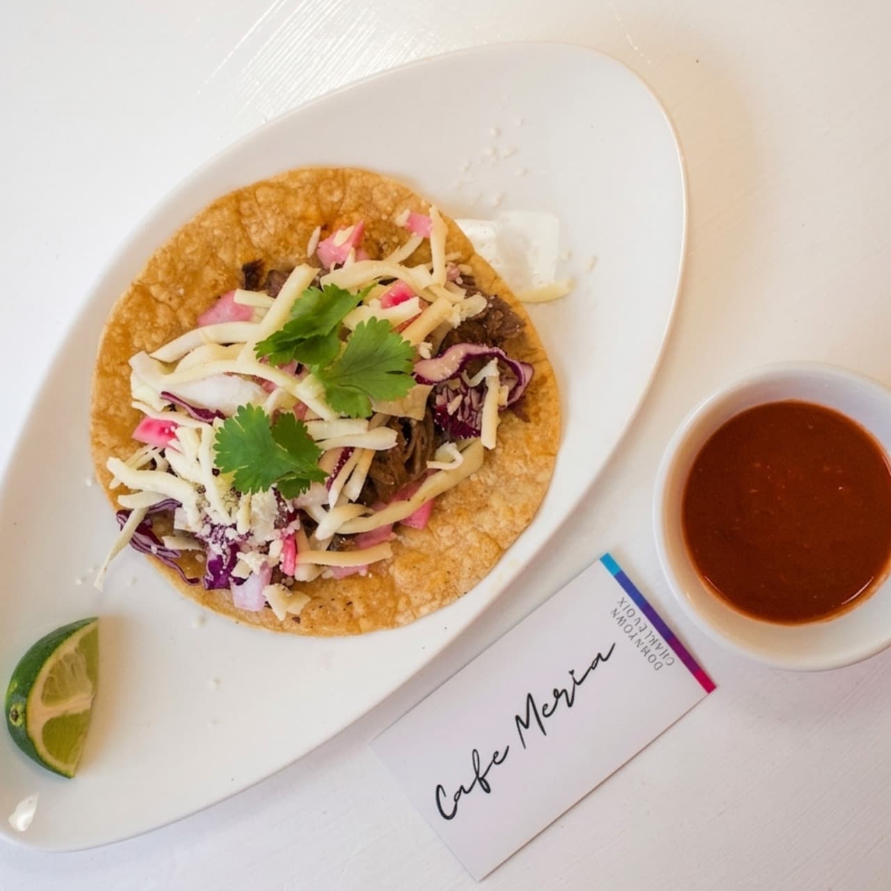 Habanero Lime Slow-Braised Beef Taco