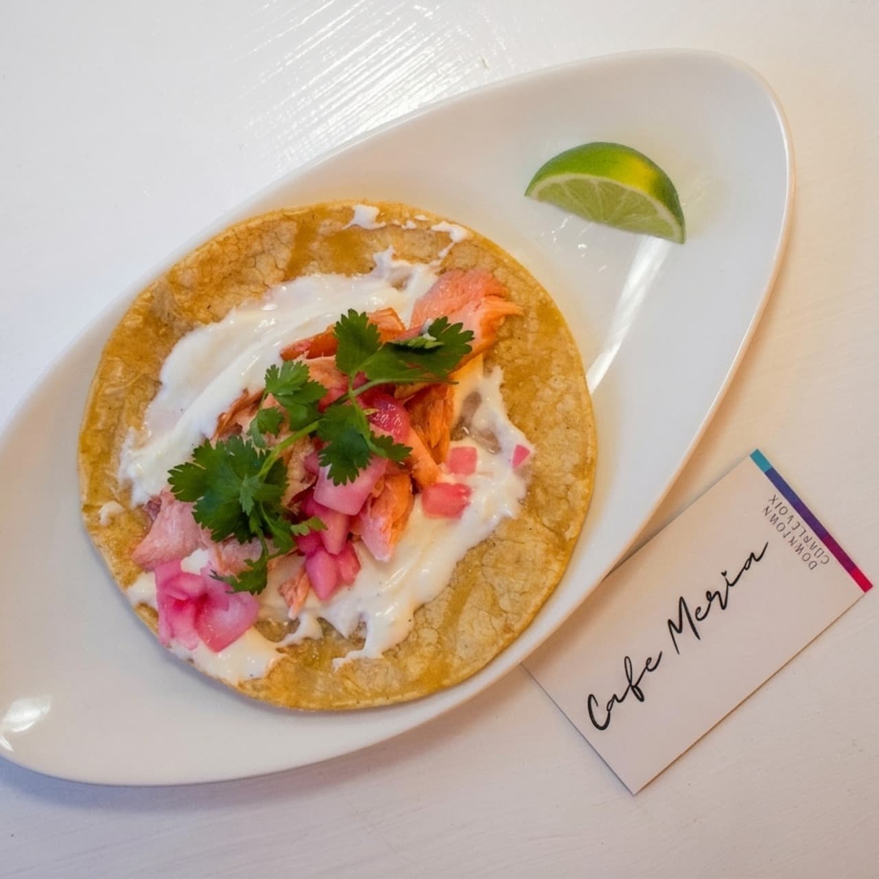 Smoked Salmon Taco